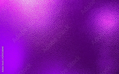 Vibrant Purple Foil Texture: Intense violet surface with a crinkled, reflective foil effect and fine grain, perfect for eye-catching backgrounds and modern graphic designs