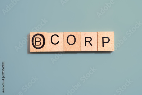 BCorp on blue background 