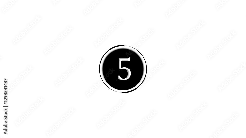 Countdown animation from 10 to 0 sec, counter timer 10 second in 4k. On transparent background with alpha channel. Hollywood movie countdown going from 10 to 0. Countdown animation from 10 to 0 sec, counter timer 10 second in 4k. On transparent background with alpha channel. Hollywood movie countdown going from 10 to 0.
