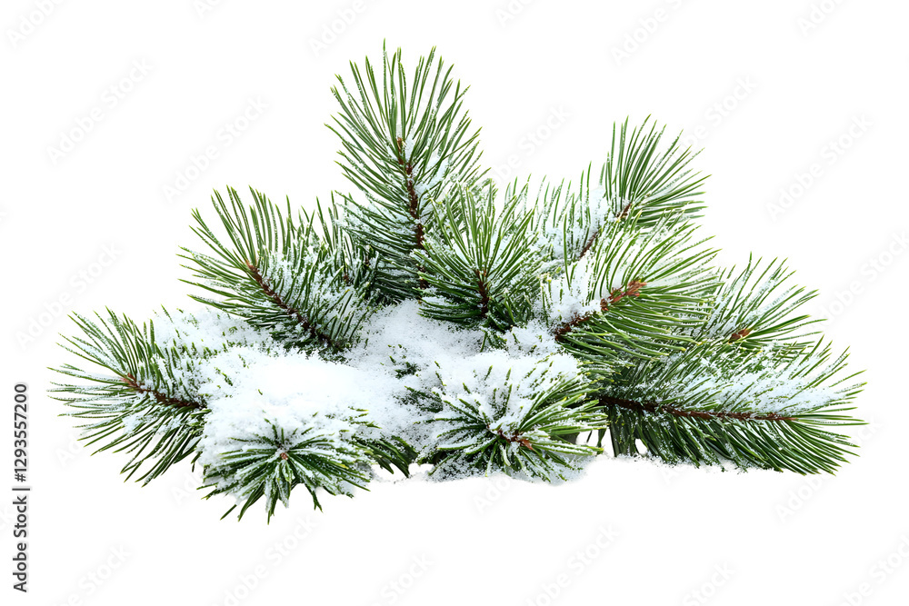 christmas tree branch with cones christmas tree branch with cones