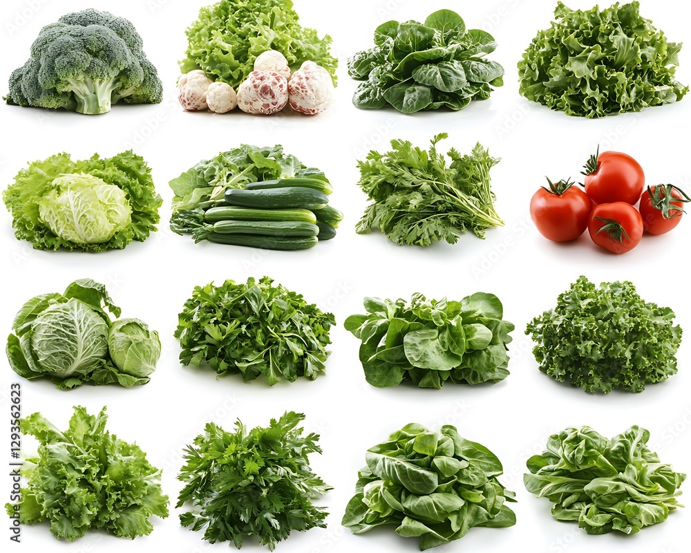 Fresh vegetables arranged on white Fresh vegetables arranged on white