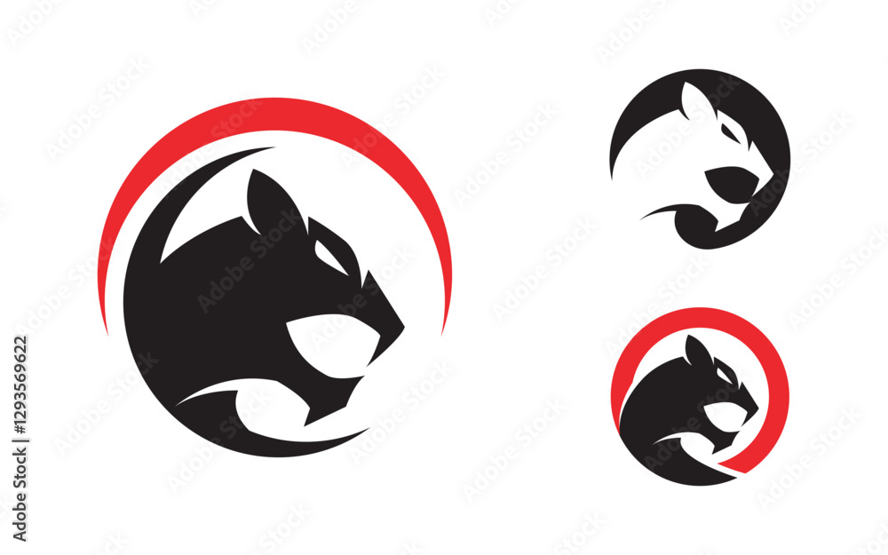 Puma Logo design vector illustration design template Puma Logo design vector illustration design template