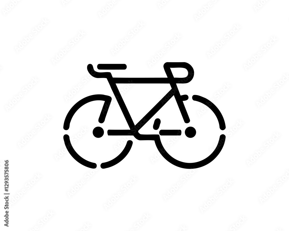 Obraz premium bicycle vector illustration