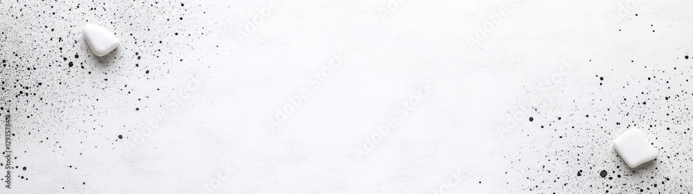 Fototapeta premium White Background with Grunge Texture and Subtle Black Speckles