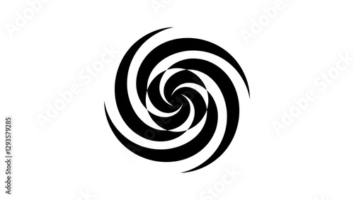 black hole, black isolated silhouette