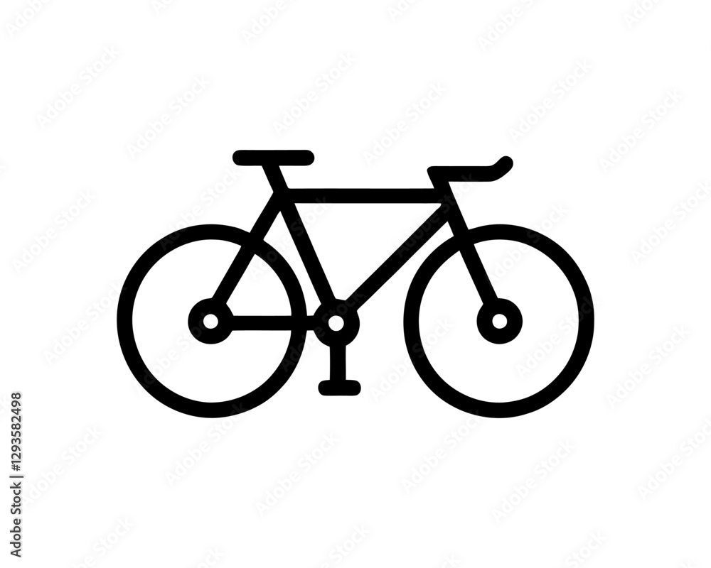 Bicycle icon vector logo template. Line art Bicycle logo design icon symbol vector illustration. Bicycle sign Bicycle icon vector logo template. Line art Bicycle logo design icon symbol vector illustration. Bicycle sign