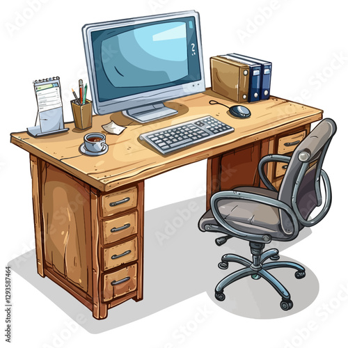 Workbench isolated on white 