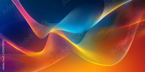 A visually immersive abstract background with pulsating radial light waves, emanating from a glowing center. The futuristic neon gradients create a hypnotic cyber-inspired aesthetic, blending digital