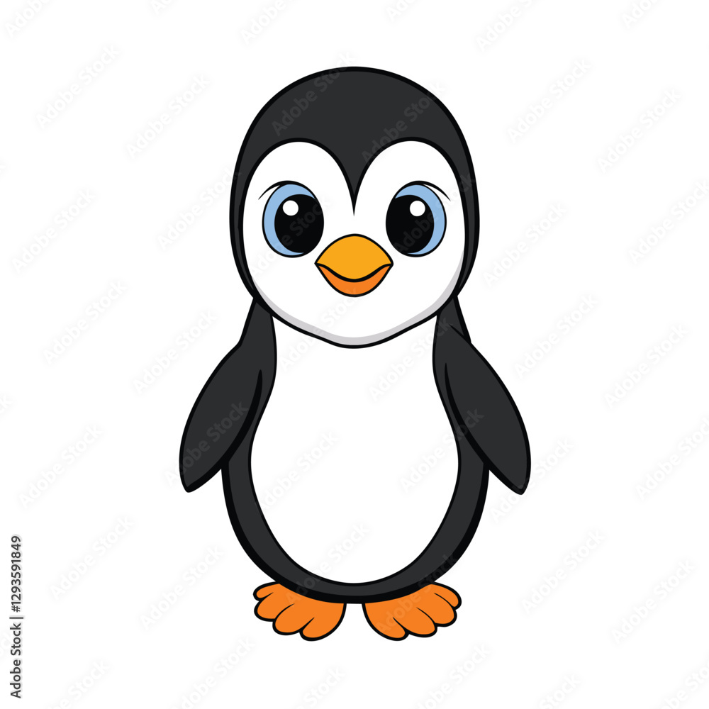 Obraz premium penguin on the snow
