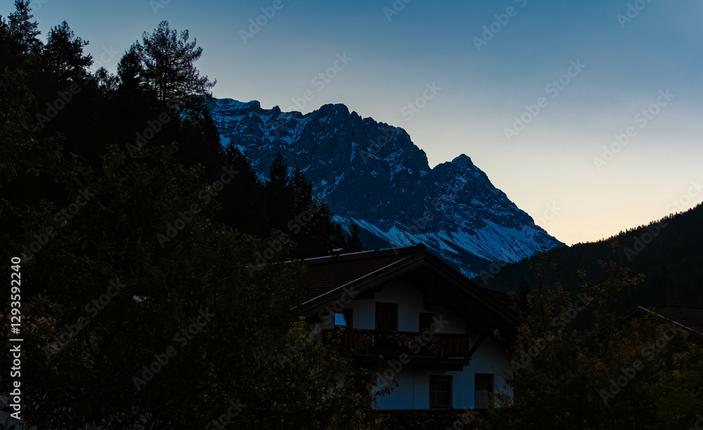 Alpine sunrise at Biberwier, Reutte, Tyrol, Austria
