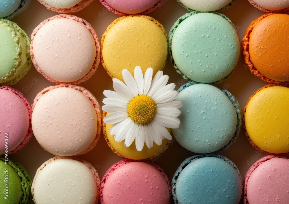 Obraz premium Colorful Macaroon Display