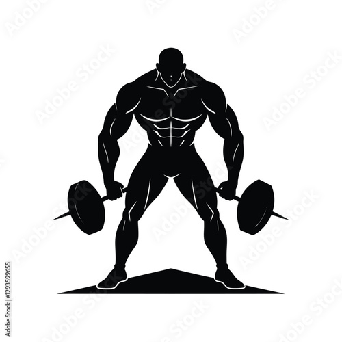 silhouette of a man vector illustration