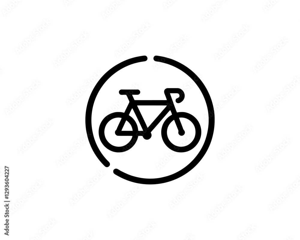 bicycle icon vector illustration bicycle icon vector illustration