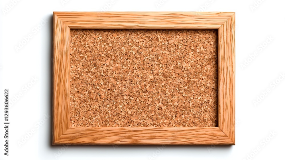 Fototapeta premium A textured cork board displaying various notes and reminders perfectly suited for home office and creative spaces
