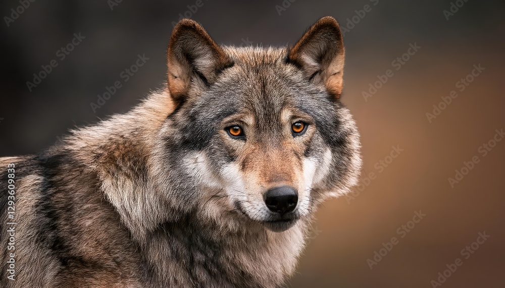 Majestic Grey Wolf Portrait, Eyes Aglow with Intense Sapphire Gazes Amidst Frosty Forest Scene, Majestically Posing with Fur Coat Ruffling in the Snowy Wind, Capturing Wildness and Majestic Grey Wolf Portrait, Eyes Aglow with Intense Sapphire Gazes Amidst Frosty Forest Scene, Majestically Posing with Fur Coat Ruffling in the Snowy Wind, Capturing Wildness and