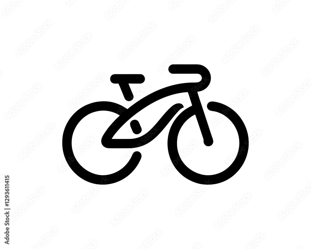 bicycle icon vector logo illustration bicycle icon vector logo illustration
