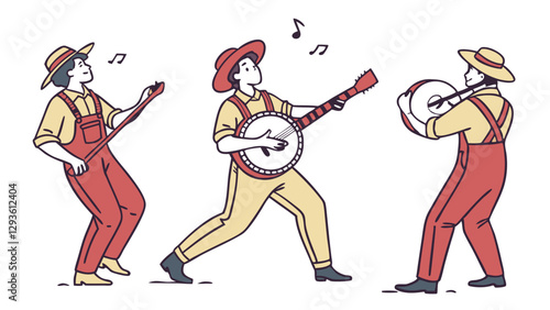 dancers in action