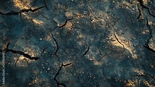 Wallpaper Mural Cracked Earth Textures with Dry, Cracked Surface  Perfect for drought and climate change  representing the impact of extreme weather on the environment Torontodigital.ca