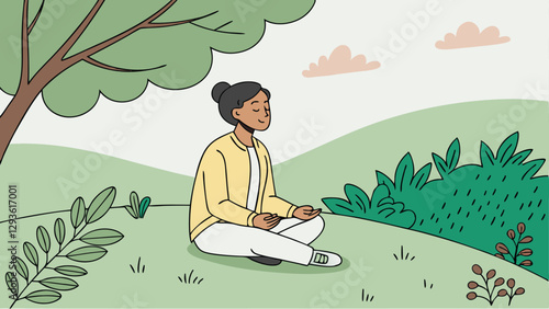yoga in the park
