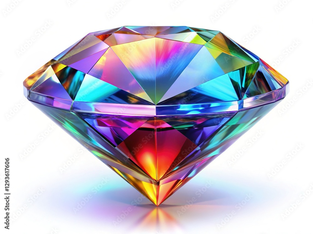 A Spectacular Diamond Crystal Aglow with Radiance A Spectacular Diamond Crystal Aglow with Radiance