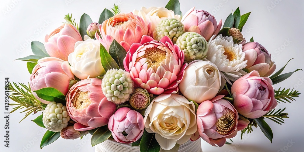 Breathtaking Bouquet of Soft Hues and Delicate Textures Breathtaking Bouquet of Soft Hues and Delicate Textures