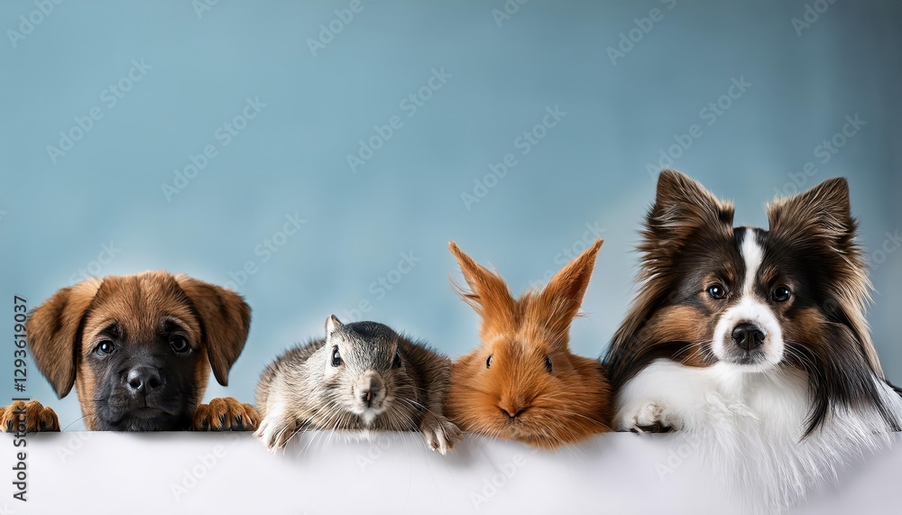 Adorable Pets Cuddling Together on an Empty Canvas, Radiating Joy and Friendship in a Heartwarming Scene, Perfect for Digital Art, Home Decor, or Design Inspiration. Adorable Pets Cuddling Together on an Empty Canvas, Radiating Joy and Friendship in a Heartwarming Scene, Perfect for Digital Art, Home Decor, or Design Inspiration.