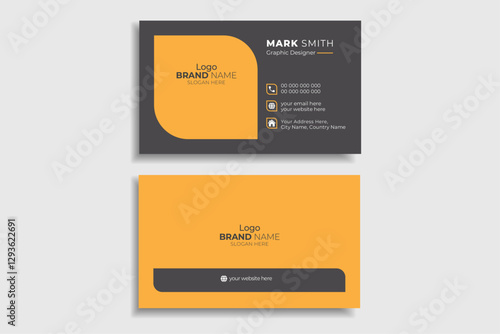 Premium Business Card Design | Sleek & Modern Corporate Identity | Print-Ready & Editable Template