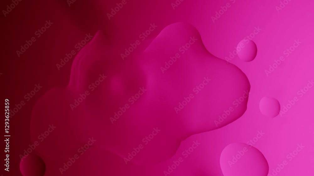drops fall from above and merge on a gradient background drops fall from above and merge on a gradient background