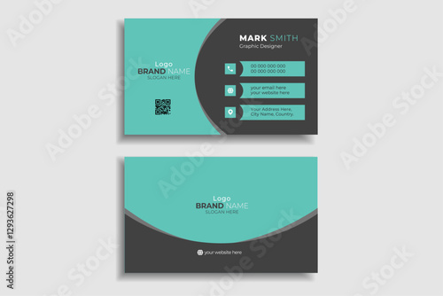 Creative Corporate Business Card | Elegant Visiting Card Template | Perfect for Branding & Marketing