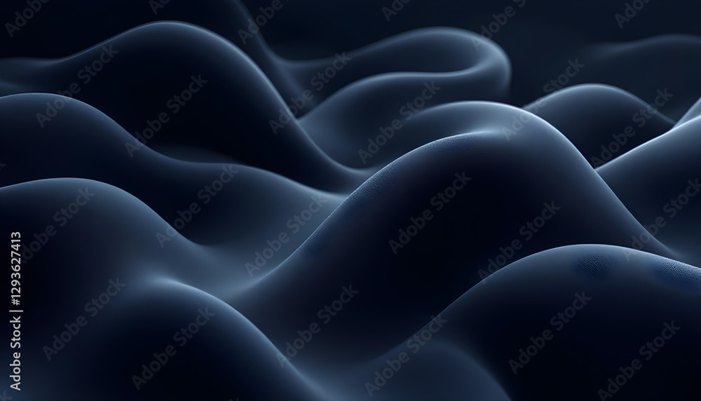 Fototapeta premium cloth wave dark background 5