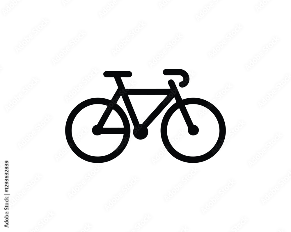 Fototapeta premium bicycle icon vector illustration
