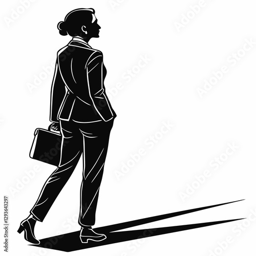 Set Of Business People Silhouettes In Action Vector Illustration Isolated On A White Background .business character
employee management
business leader
corporate illustration
management
