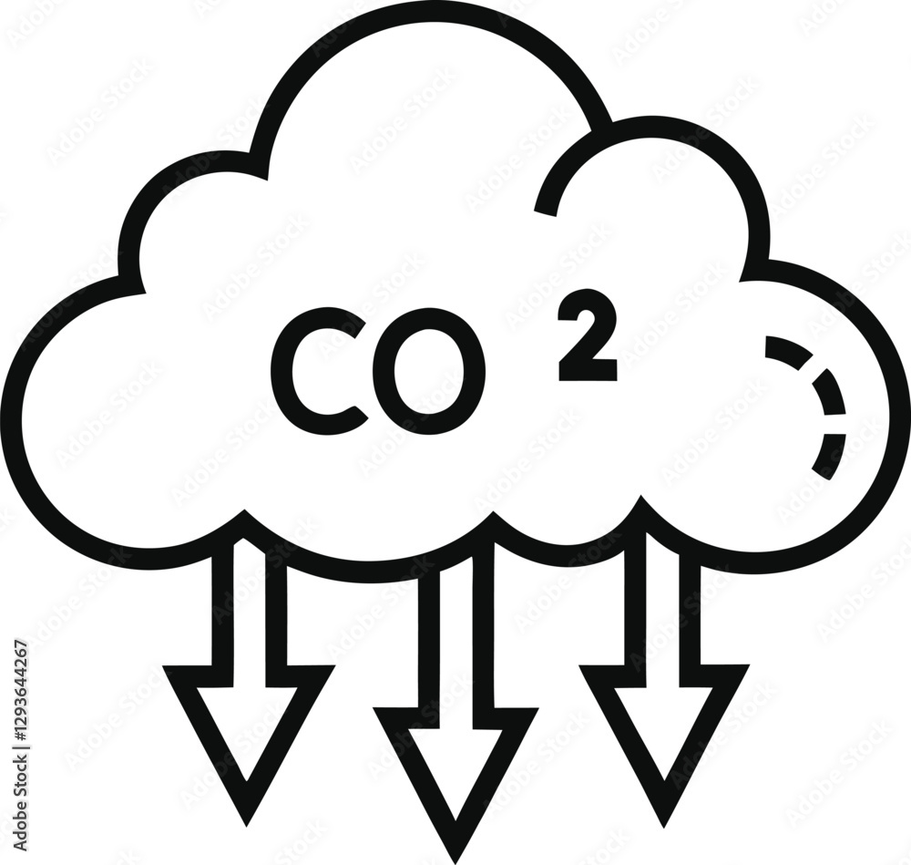 CO2 Creative Icon DesignAdobe Illustrator Artwork CO2 Creative Icon DesignAdobe Illustrator Artwork