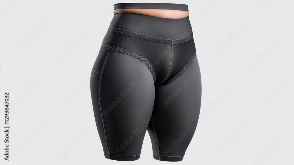 Fit woman engaging in workout wearing stylish black compression leggings for enhanced performance and comfort Fit woman engaging in workout wearing stylish black compression leggings for enhanced performance and comfort