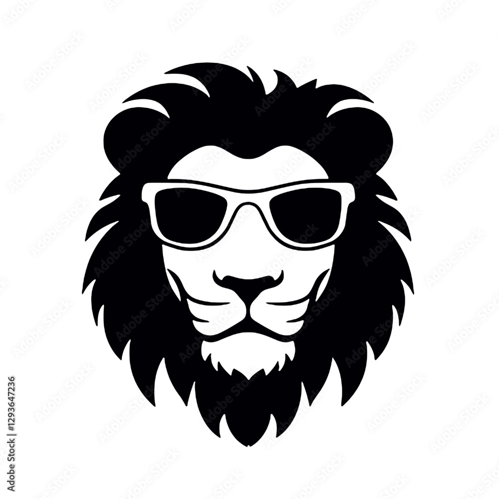 Obraz premium lion head vector