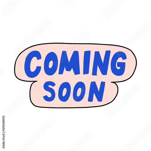 Funky Coming Soon Handdrawn Bold