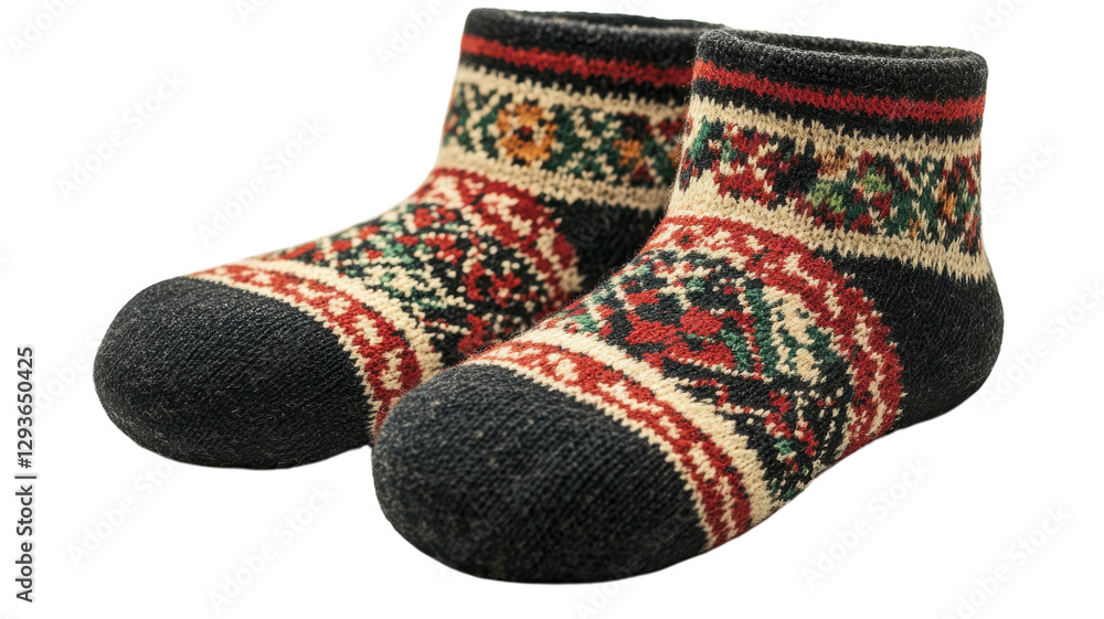 Cozy wool socks with intricate patterns perfect for chilly weather and home comfort Cozy wool socks with intricate patterns perfect for chilly weather and home comfort
