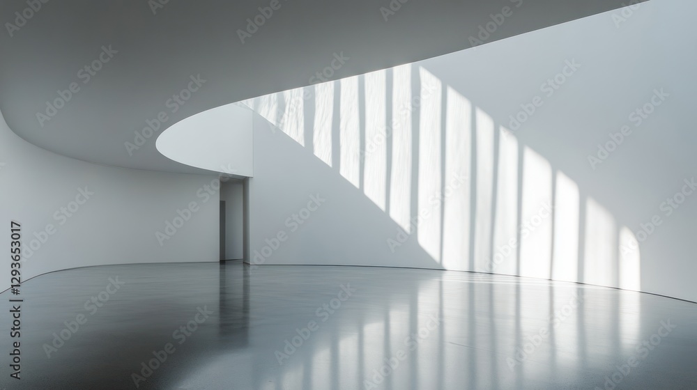Modern Architecture Interior Sunlight Shadows Modern Architecture Interior Sunlight Shadows