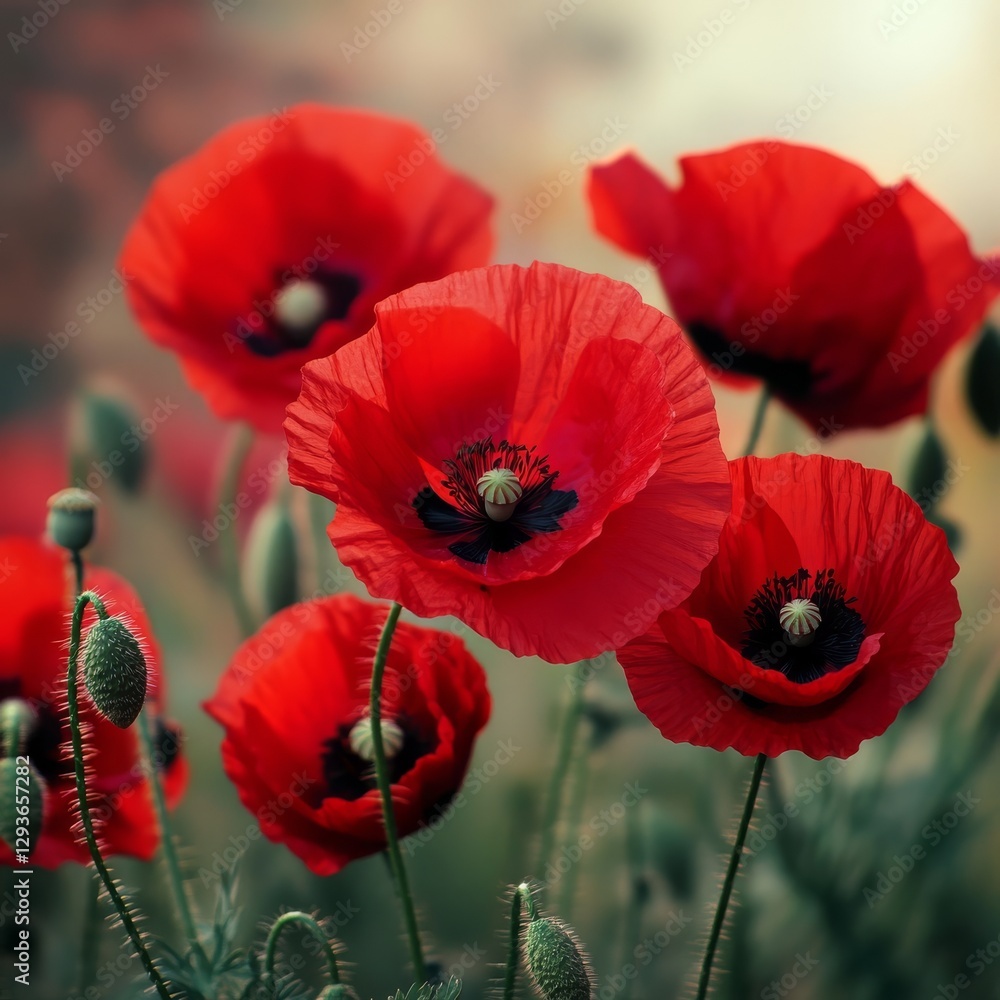 Obraz premium Flora of fire