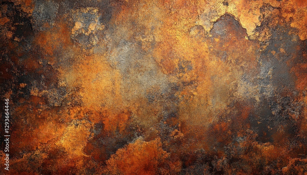 Rustic and Weathered Metal Texture Background with Oxidized Tones and Grunge Detail Rustic and Weathered Metal Texture Background with Oxidized Tones and Grunge Detail