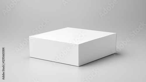 Wallpaper Mural Boîte en carton posé sur un fond neutre. Mock-up pour marque, entreprise. Objet, colis, emballage. Commerce, entrepôt. Pour conception et création graphique. Torontodigital.ca