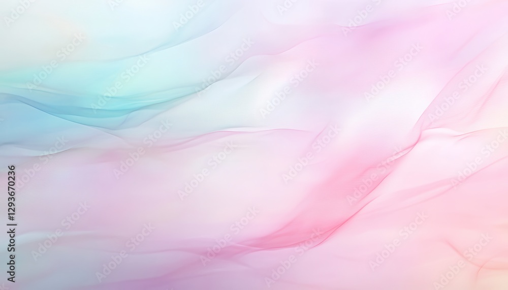 Obraz premium Soft Pastel Abstract Background with Flowing Waves and Smooth Texture