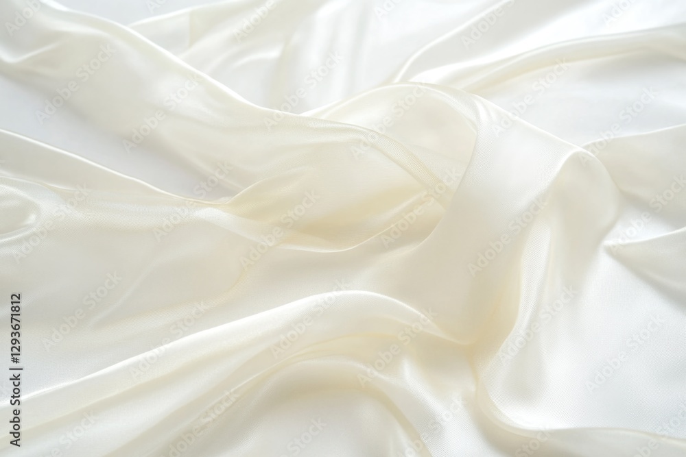 Naklejka premium A detailed shot of white fabric texture