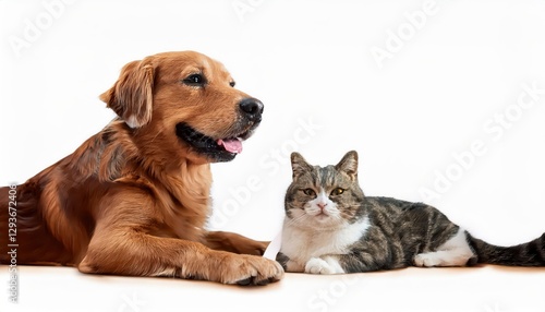 Joyful Blend of Canine and Feline Comfort A Transparent Joy at Home The Playful Symphony of Colors in a Cozy Setting