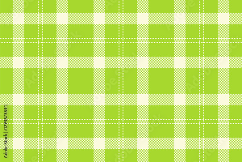 Vibrant lime green and cream plaid pattern.  Perfect for textile designs, website backgrounds, or springthemed projects. This cheerful, seamless texture evokes freshness and simplicity.