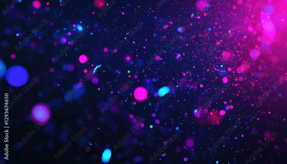 Vibrant Abstract Background with Glowing Particles and Neon Lights Vibrant Abstract Background with Glowing Particles and Neon Lights