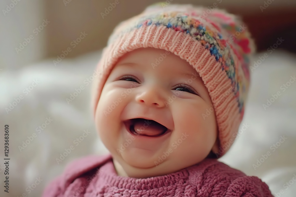 charming smiling baby with a delightful and beautiful face
charming smiling baby with a delightful and beautiful face