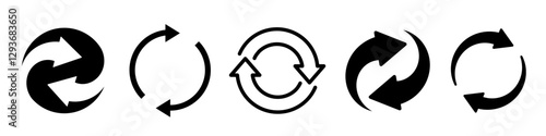 refresh icon. update icon set