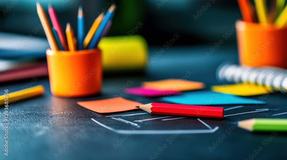 Mind map of self-improvement concepts on a whiteboard, brainstorming success strategies, high-energy setting Mind map of self-improvement concepts on a whiteboard, brainstorming success strategies, high-energy setting