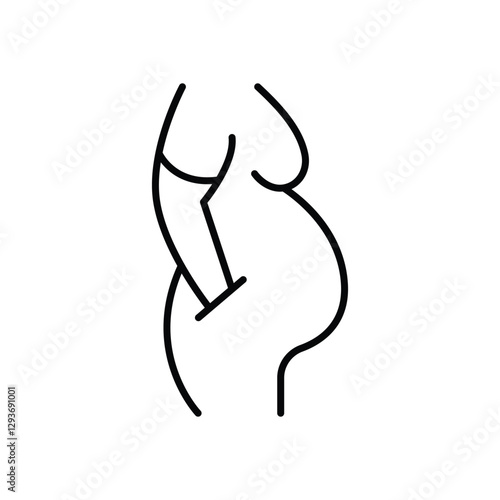 Pregnant  Vector icon